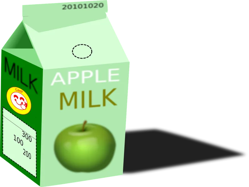 Drink Apple Box Stickdatei – Essen & Trinken
