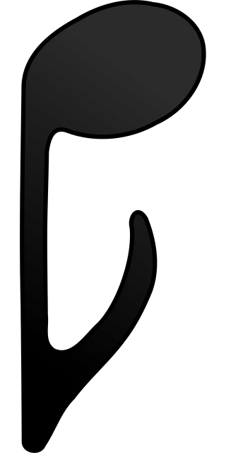 Eighth Note Music Stickdatei