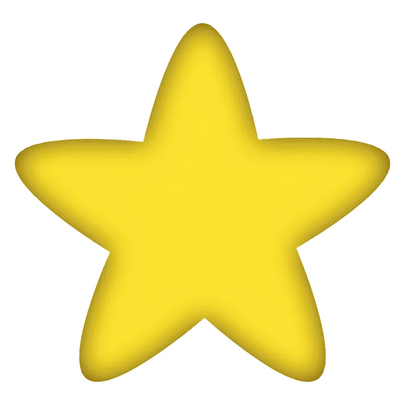 Star Favorite Yellow Stickdatei – Natur