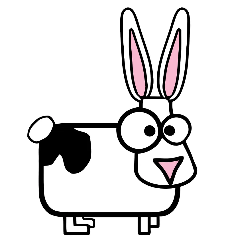 Bunny Nature Rabbit Stickdatei – Tiere