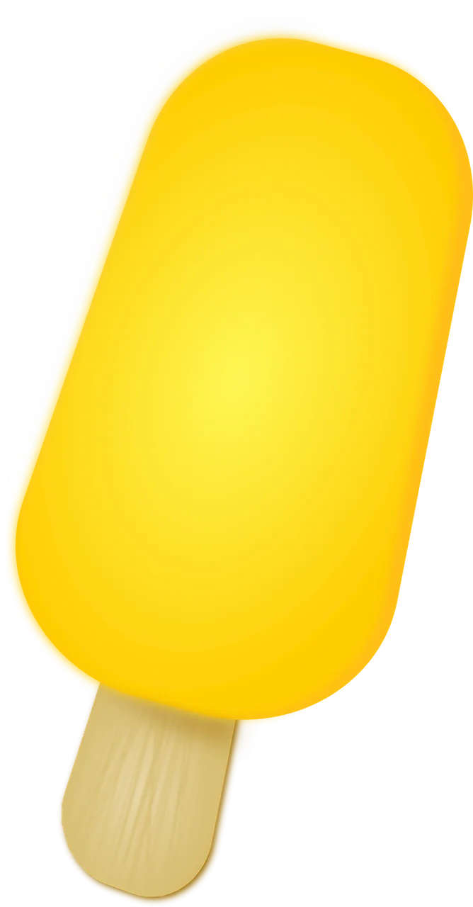 Popsicle Food Yellow Stickdatei – Essen & Trinken
