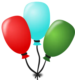 Balloons Party Happy birthday Stickdatei – Fahrzeuge