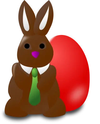 Easter Bunny Rabbit Stickdatei