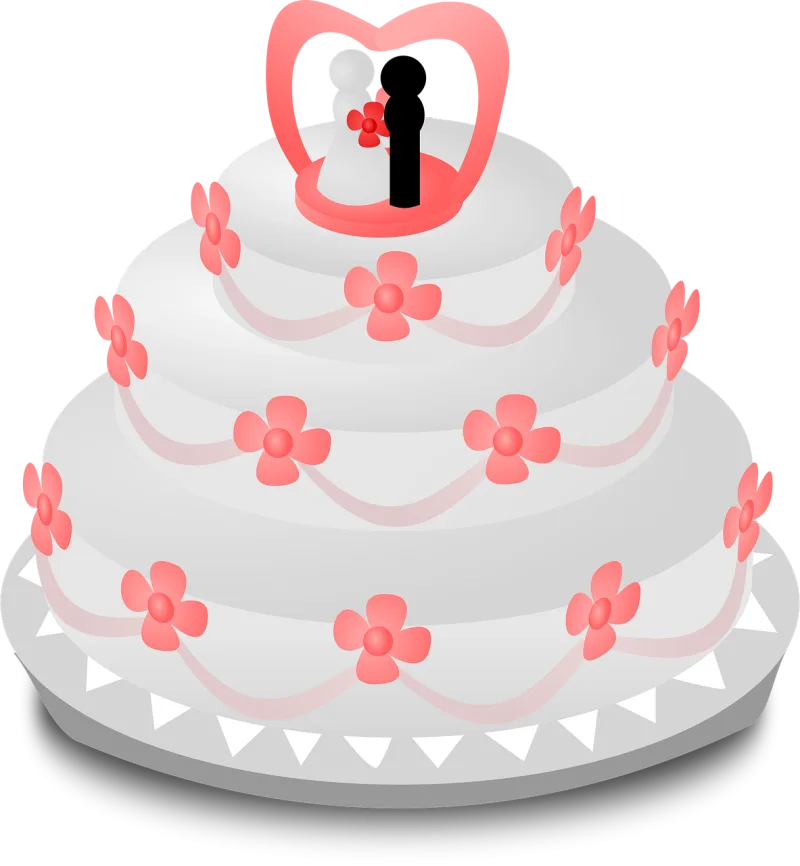 Wedding cake Wedding Whipped cream Stickdatei – Essen & Trinken
