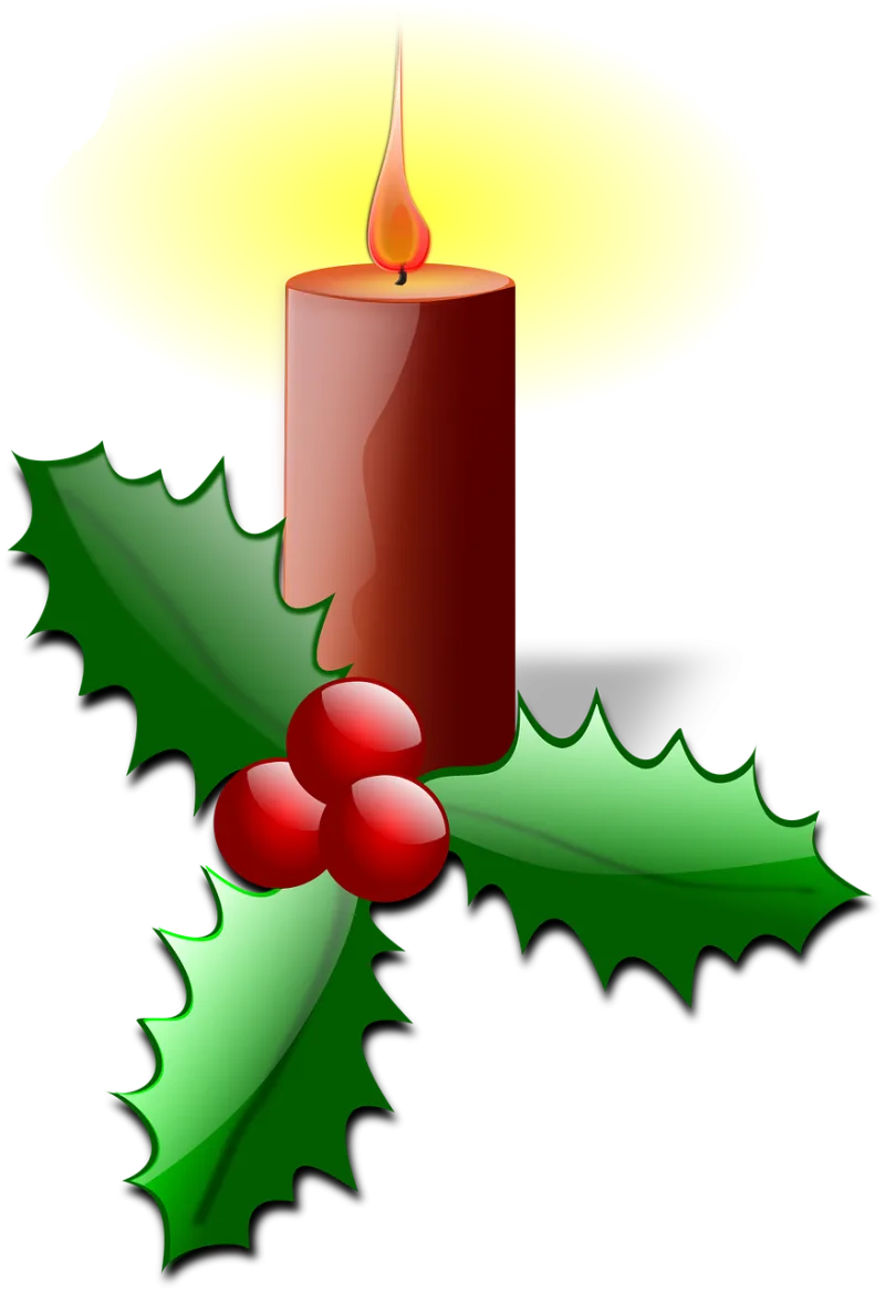 Advent Candle Flame Stickdatei – Weihnachten