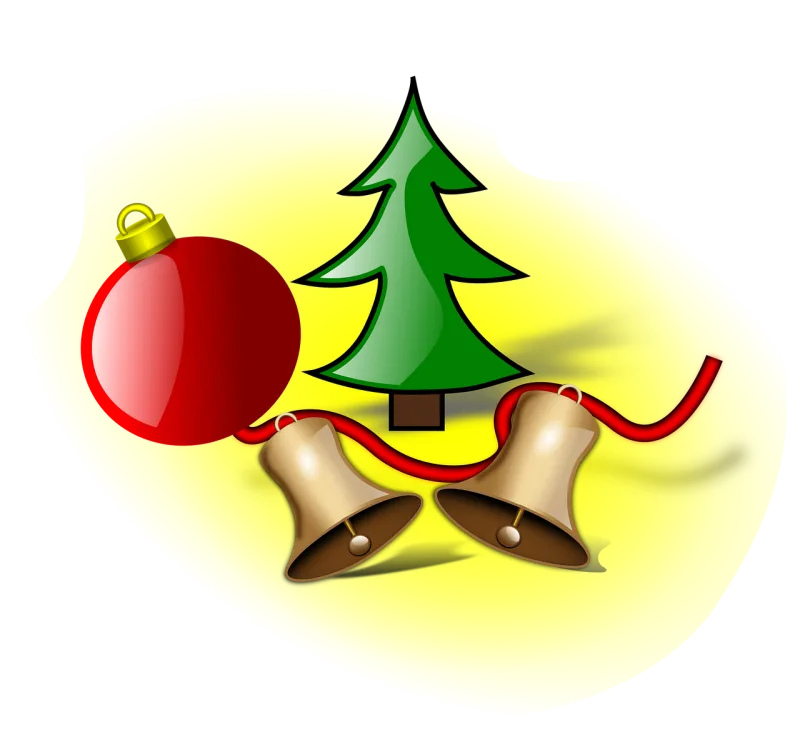 Christmas tree Bells Christmas ball Stickdatei – Weihnachten