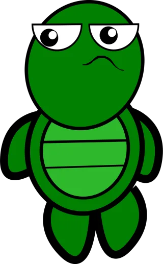 Turtle Tortoise Cartoon Stickdatei