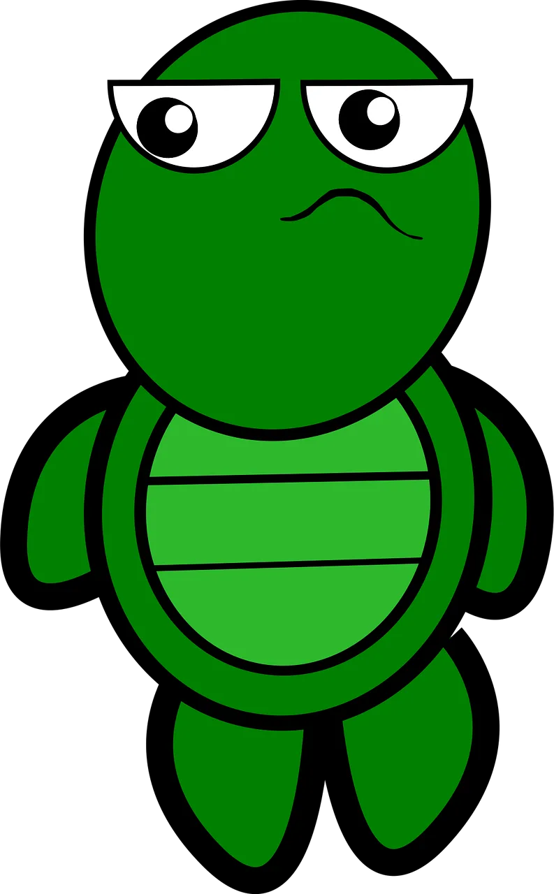 Turtle Tortoise Cartoon Stickdatei – Tiere
