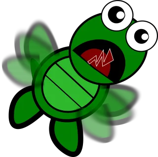 Turtle Tortoise Cartoon Stickdatei