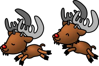 Caribou Reindeer Deer Stickdatei