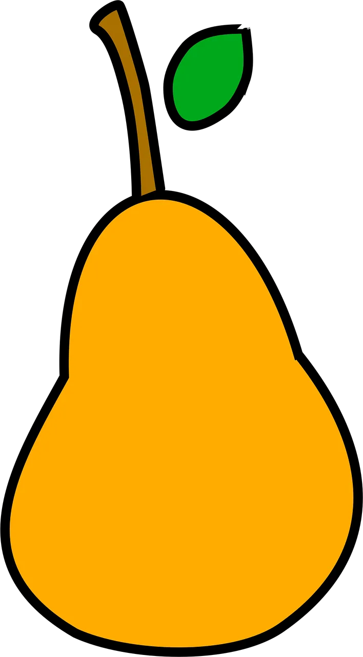 Pear Nature Orange Stickdatei – Natur