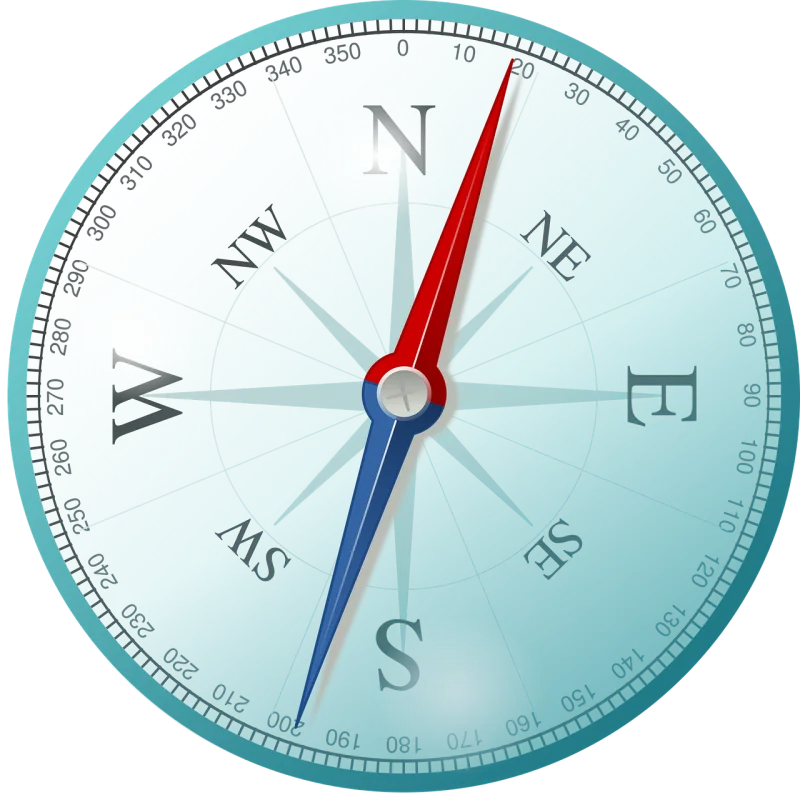 Compass East North Stickdatei – Blumen