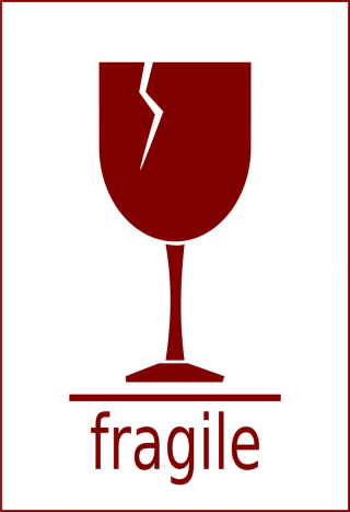 Fragile Glass Broken Stickdatei