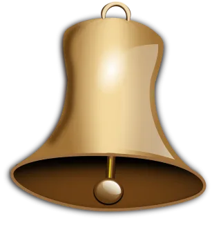 Church bell Bell Gold Stickdatei