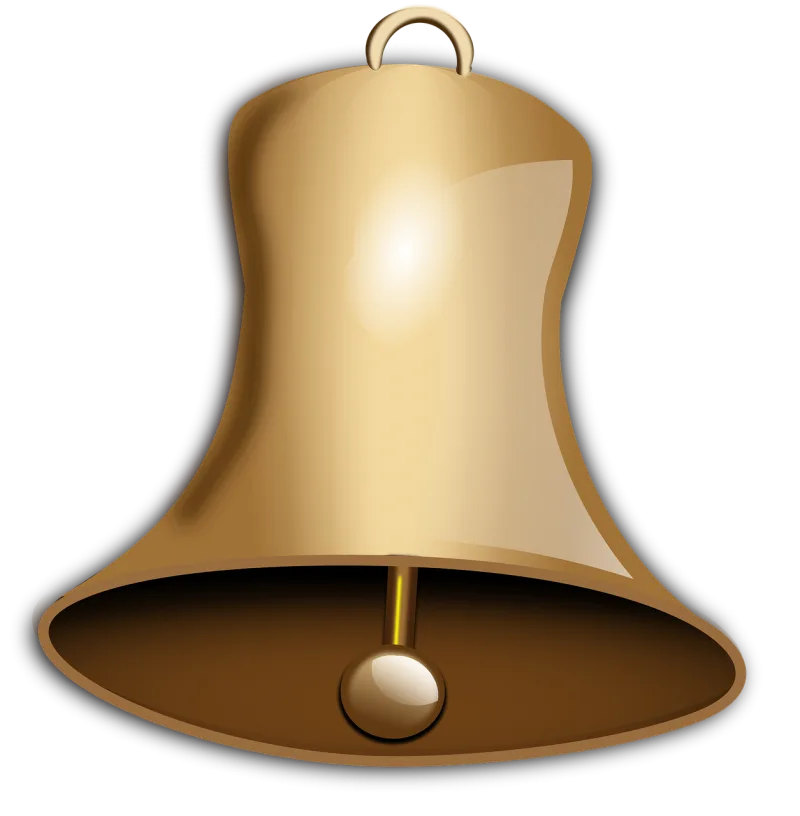 Church bell Bell Gold Stickdatei – Weihnachten