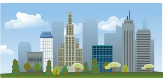 Skyscraper Building City Stickdatei – Natur