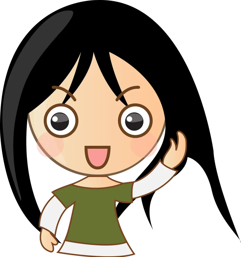 Cute Girl Smile Stickdatei – Natur