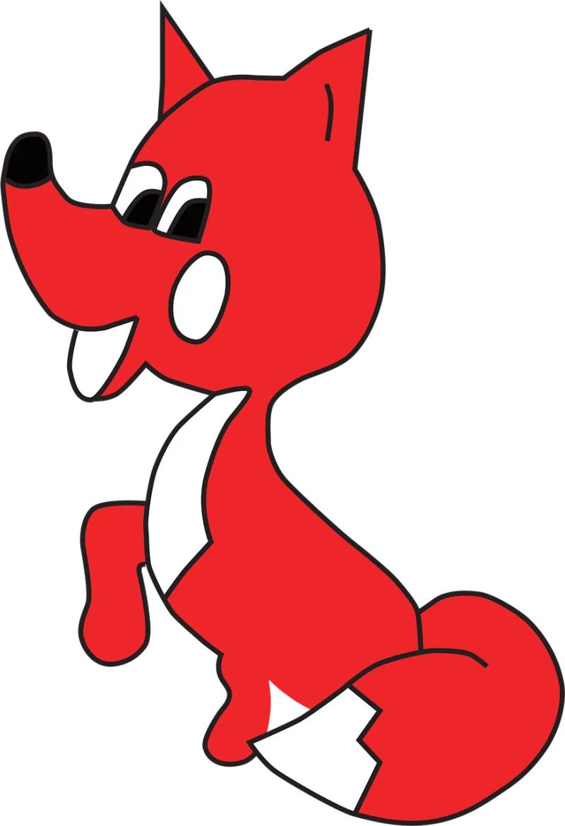 Fox Animal Red Stickdatei – Tiere