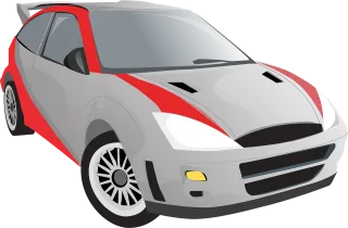 Car Sports car Racing car Stickdatei