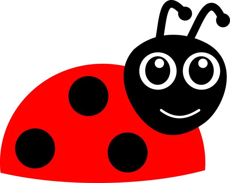 Ladybug Beetle Ladybird Stickdatei – Tiere