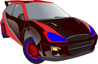 Sports car Ford Racing car Stickdatei