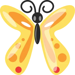 Butterfly Animal Insect Stickdatei