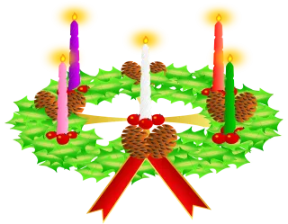 Advent wreath Candles Wreath Stickdatei