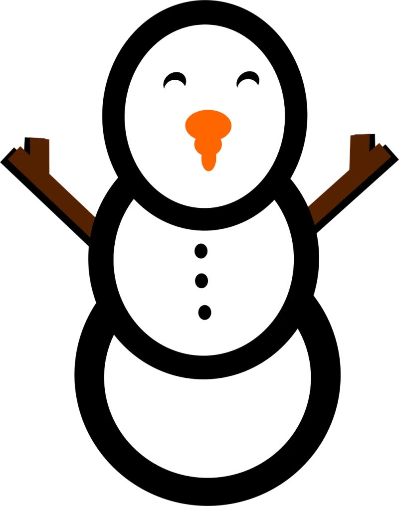 Snowman Nature Winter Stickdatei – Weihnachten