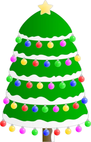 Christmas tree Christmas December Stickdatei