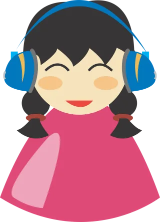 Headphone Earphones Listening Stickdatei