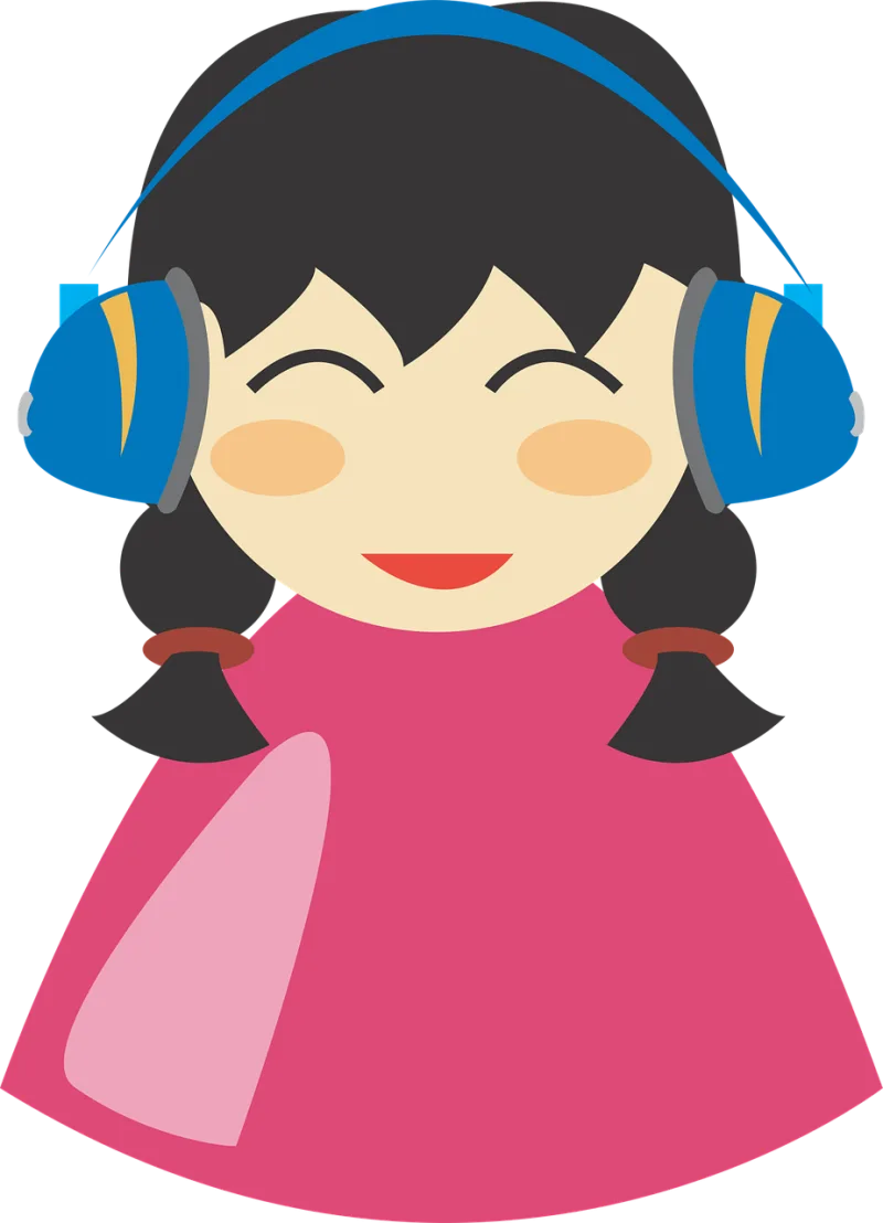 Headphone Earphones Listening Stickdatei – Musik