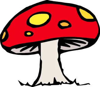 Toad-stool Mushroom Fairy tale Stickdatei
