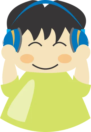 Headphone Listening Music Stickdatei