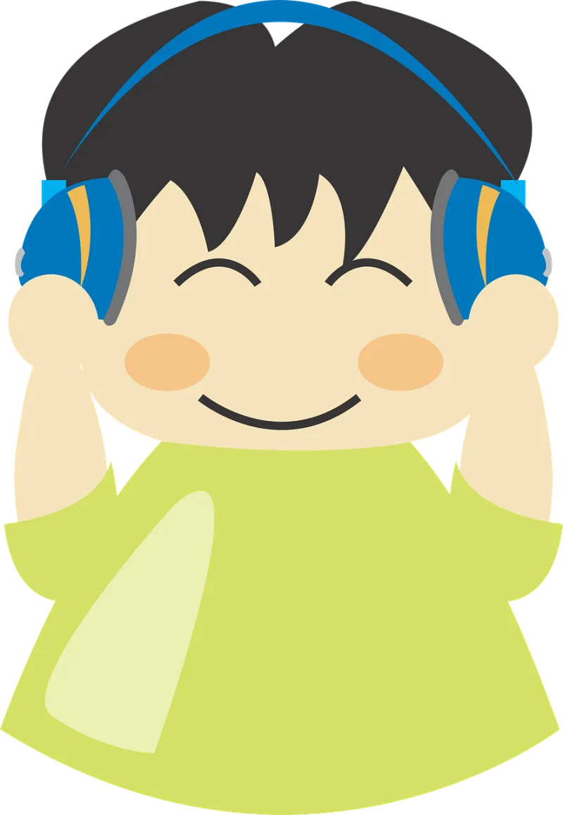 Headphone Listening Music Stickdatei – Musik