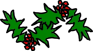 Holly Ilex Nature Stickdatei