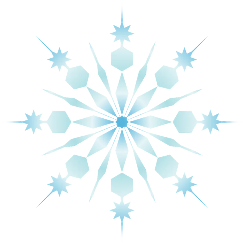 Snowflake Blue Crystal Stickdatei – Weihnachten