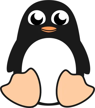 Penguin Bird Linux Stickdatei