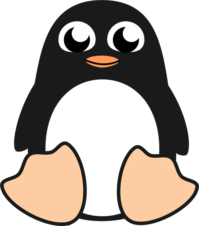 Penguin Bird Linux Stickdatei – Tiere