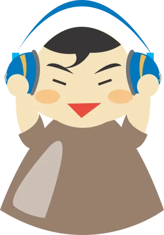 Earphones Sound Boy Stickdatei