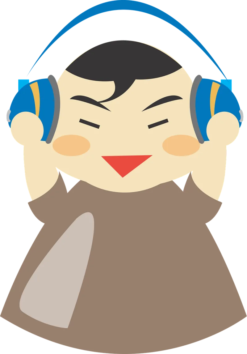 Earphones Sound Boy Stickdatei – Musik
