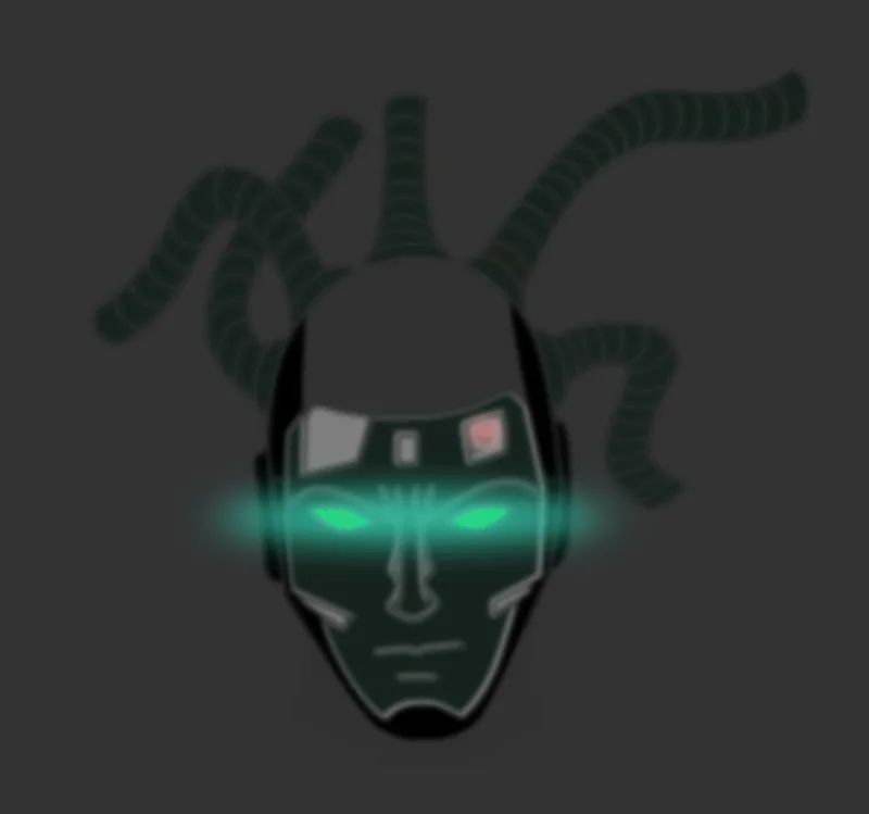 Cyborg Borg Android Stickdatei – Kinder