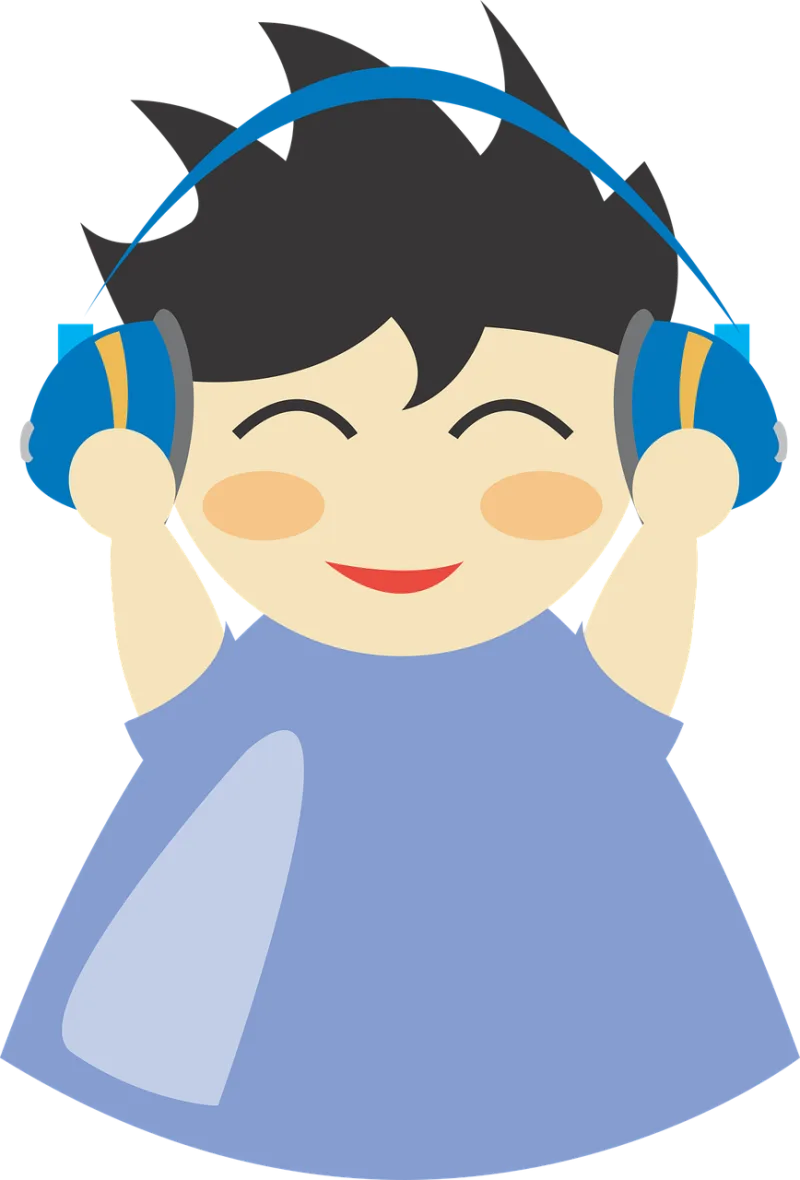 Earphones Sound Boy Stickdatei – Musik