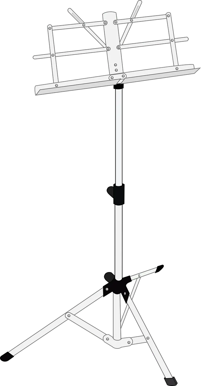 Music stand Music Stand Stickdatei – Musik