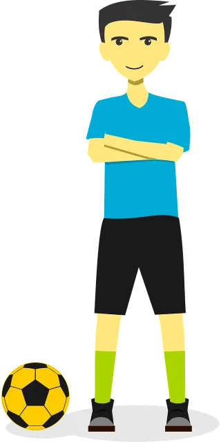 Sport Football Player Stickdatei