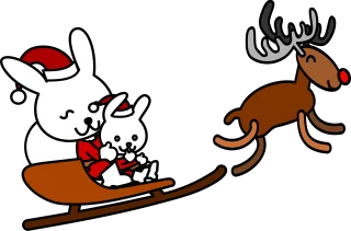 Reindeer Deer Nature Stickdatei