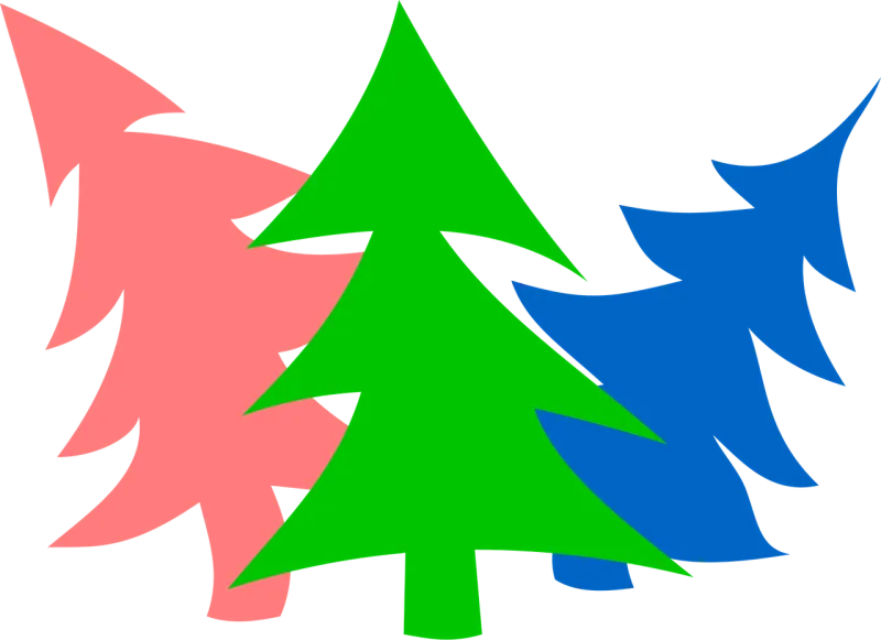 Fir trees Trees Christmas Stickdatei – Weihnachten