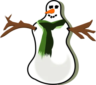 Snowman Xmas Winter Stickdatei