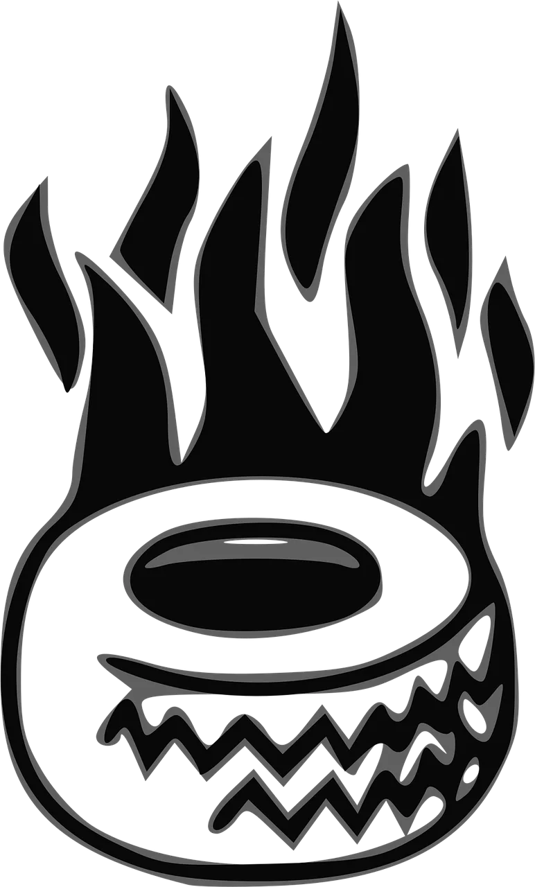 Riot Tyre fire Burning Stickdatei – Fahrzeuge