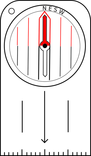Compass Orienteering Cartography Stickdatei