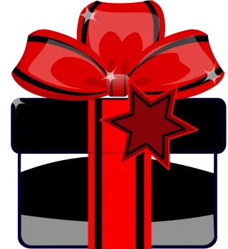Present Happy birthday Black Stickdatei – Weihnachten